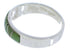Genuine Sterling Silver Turquoise Inlay Ring Size 6-3/4 UX37035